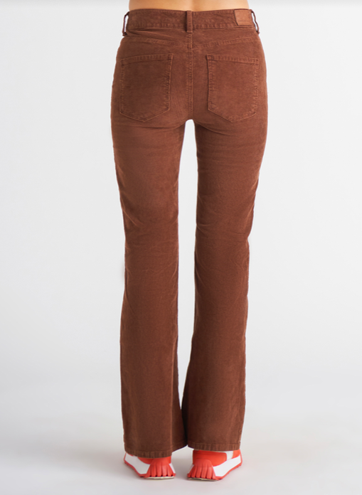 Dex High-Rise Corduroy Flare Trousers