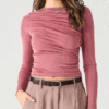 Dex Draped Sheen Top
