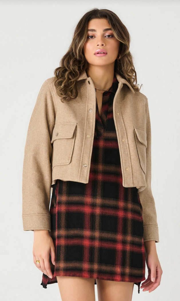 Dex Cropped Utility Jacket