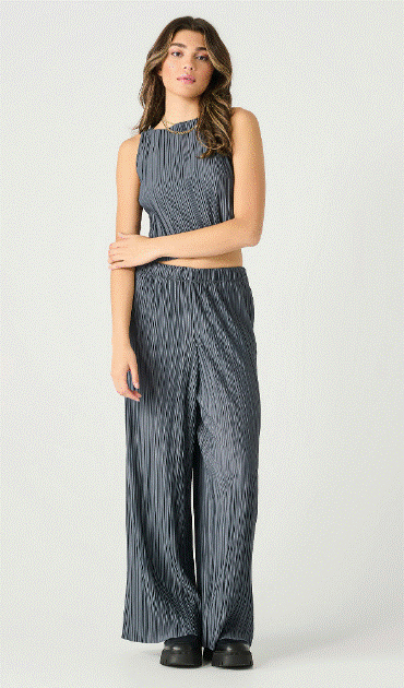 Dex Pull On Pleated Pant