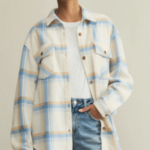 Z Supply Hiker Two Tone Plaid Jacket