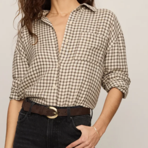 Z Supply River Plaid Button UP