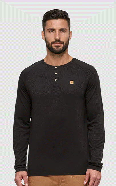 Tentree Baker Henley Longsleeve