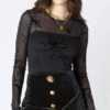 Dex Burnout Patterned Bodysuit