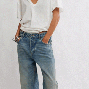 Deep Trance Dropped Boyfriend Jean