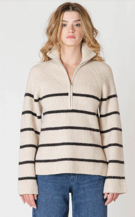 Dex Half Zip Longline Sweater