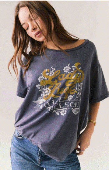 Chaser Willie Nelson Lady Luck Tee