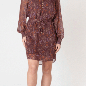 Dex Belted Button Detail Dress