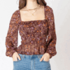 Dex Square Neck Blouse