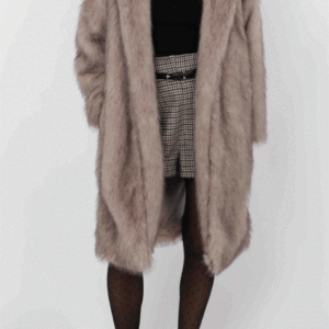 Sage The Label Pixie Tipped Vegan Fur Coat