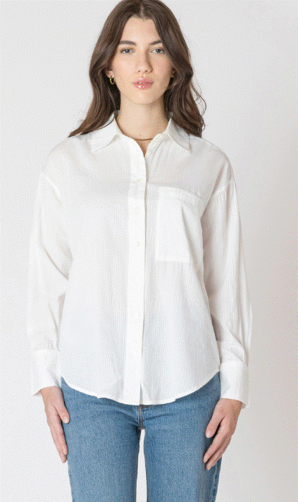 Dex Textured Button Front Shirt