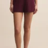 Z Supply Dawn Smocked Rib Short