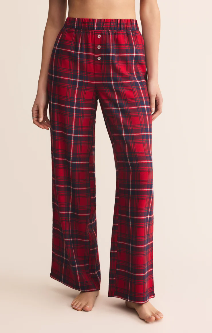 Z Supply Hangout Plaid Pant