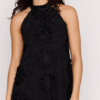 Mink Pink Roma High Neck Mini Dress