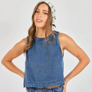 Sadie and Sage It's Pouring Sleeveless Top