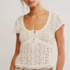 Free People Claro Short Sleeve Tee