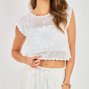 Sadie and Sage Open Field Crochet Sweater