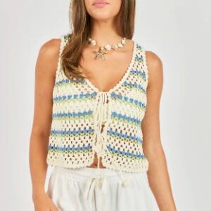 Sadie and Sage Stairsteps Crochet Vest