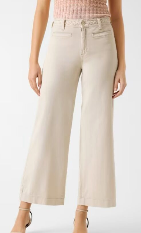 Guess Zoya Crop Wide Leg Braided Pant