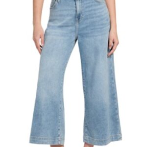 Guess Bellflower Crop Wide Leg Denim