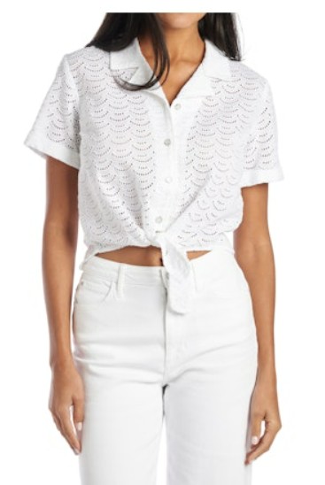 Guess Sharon Eyelets Shirt