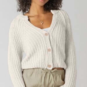 Dex Textured Button Front Cardigan