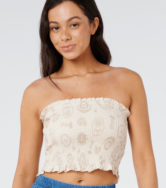 Rip Curl Catalina Island Shirred Top