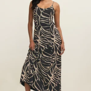 Z Supply Charisma Tova Palm Midi Dress