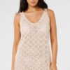 Rip Curl Half Moon Bay Crochet Dress