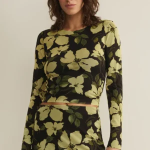 Z Supply Taysha Ren Floral MeshTop