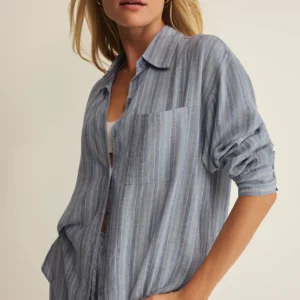 Z Supply The Perfect Striped Button Up