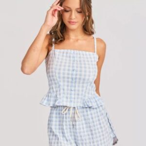 Sadie and Sage Starlet Gingham Top