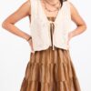 Sadie and Sage Junie Pointelle Sweater Vest