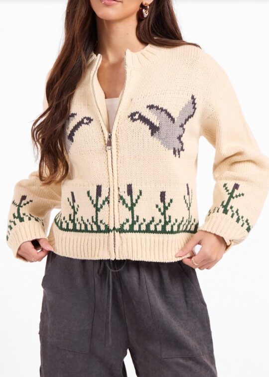Sage The Label Songbird Zip Sweater