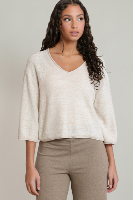 Dex V-Neck Sweater Top