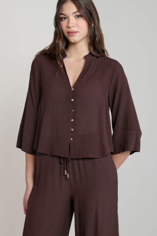 Dex Wide Sleeves Blouse