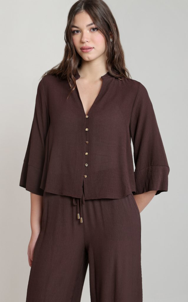Dex Wide Sleeves Blouse