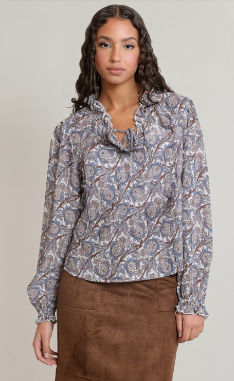 Dex Ballon Sleeved Blouse