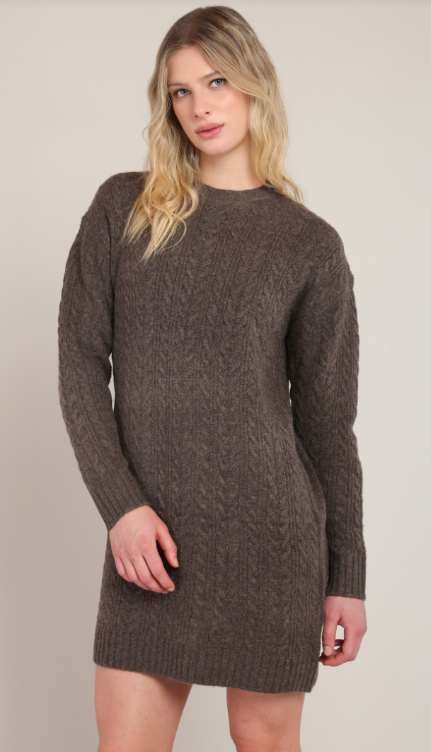 Dex Cable Knit Dress