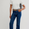 Free People Double Knot High Rise Straight Denim