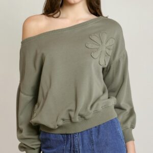 Dex Floral Embroid Sweatshirt