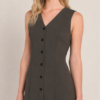 Dex Button Up Mini Dress