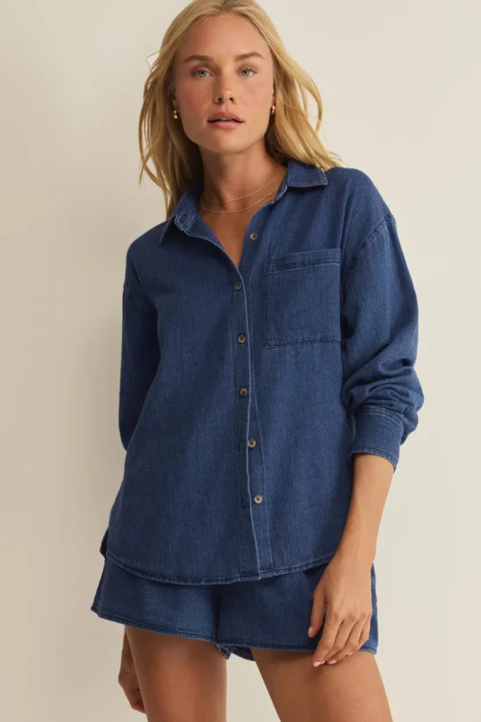 Z Supply The Perfect Twill Button Up