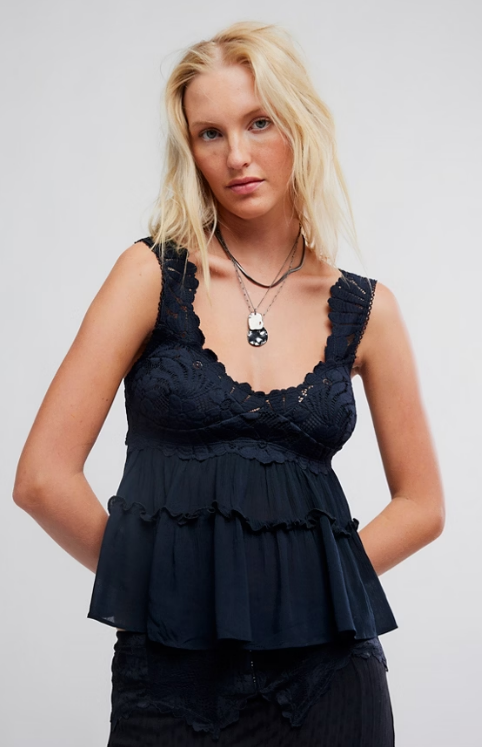 Free People Petal Party Shapeless Top