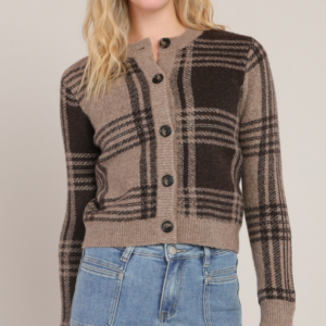 Dex Plaid Cardigan