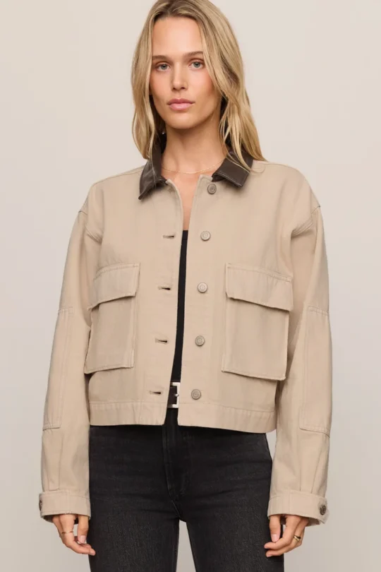 Z Supply Rey Cropped Chore Jacket