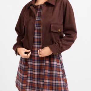 Sadie and Sage Risk Taker Faux Suede Jacket