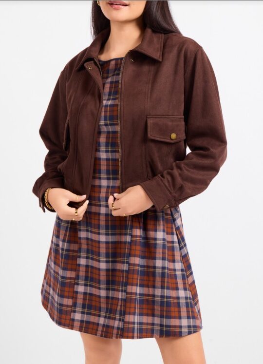 Sadie and Sage Risk Taker Faux Suede Jacket