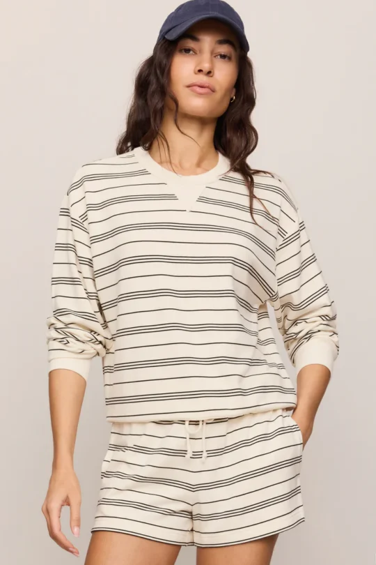 Z Supply Stand Out Striped Sweatshirt