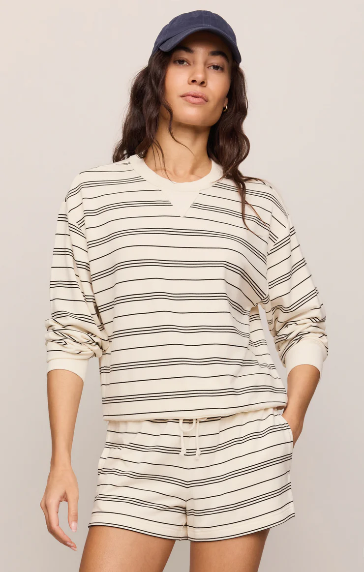 Z Supply Stand Out Striped Sweatshirt